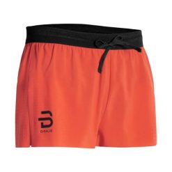 Spodenki treningowe Daehlie Sportswear Split Elite Air. Czerwone krótkie spodenki sportowe męskie DAEHLIE, s, bez wzorów, z elastanu, do biegania. Za 362.50 zł.