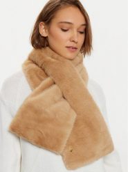 Guess Szal AW5207 POL03 Brązowy. Brązowe szaliki i chusty damskie Guess, z aplikacjami, z materiału. Za 209.99 zł.
