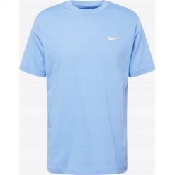 Koszulka sportowa męska Nike BV0507548. Niebieskie koszulki sportowe męskie Nike, m, bez wzorów, z bawełny, bez kołnierzyka, bez ramiączek. Za 167.00 zł.