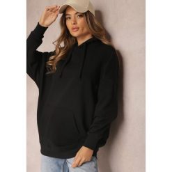 Czarna Bluza z Kapturem Foss. Czarne bluzy damskie Renee, s, bez wzorów, z dzianiny, z kapturem. Za 84.99 zł.