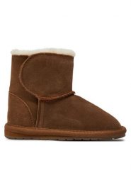 EMU Australia Śniegowce Toddle B10737 Brązowy. Brązowe buty zimowe dziewczęce Emu Australia, ze skóry, bez zapięcia. Za 259.99 zł.