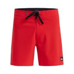 Spodenki boardshort dla Mężczyzn SURFSILK KAIMANA 16". Czerwone szorty męskie Quiksilver, l, bez wzorów, z elastanu. Za 229.99 zł.
