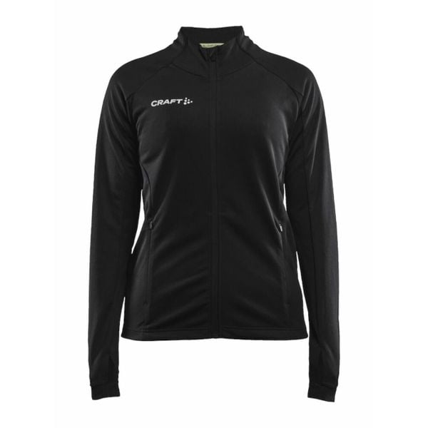 Koszulka treningowa damska Craft Evolve. Czarne koszulki sportowe damskie Craft, l, bez wzorów, z poliesteru, bez kołnierzyka. Za 289.99 zł.