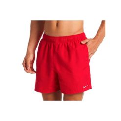 Spodenki krótkie kąpielowe Nike Essential 7. Czerwone kąpielówki męskie Nike, m, bez wzorów, z materiału, krótkie, do pływania. Za 137.99 zł.