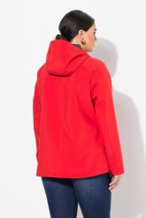 Damskie Kurtka softshellowa HYPRAR hydrofobowa guziki-kołki. Czerwone kurtki damskie Ulla Popken, na lato, plus size, bez wzorów, z materiału, bez kaptura. Za 422.99 zł.