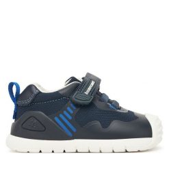 Sneakersy Biomecanics. Niebieskie trampki i tenisówki chłopięce Biomecanics, bez wzorów, bez zapięcia. Za 259.99 zł.