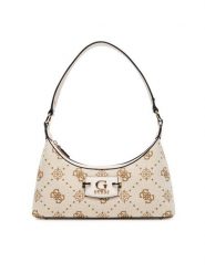 Guess Torebka Neda HWCP96 54170 Beżowy. Brązowe torebki do ręki damskie Guess, z aplikacjami, z materiału, bez dodatków. Za 329.99 zł.