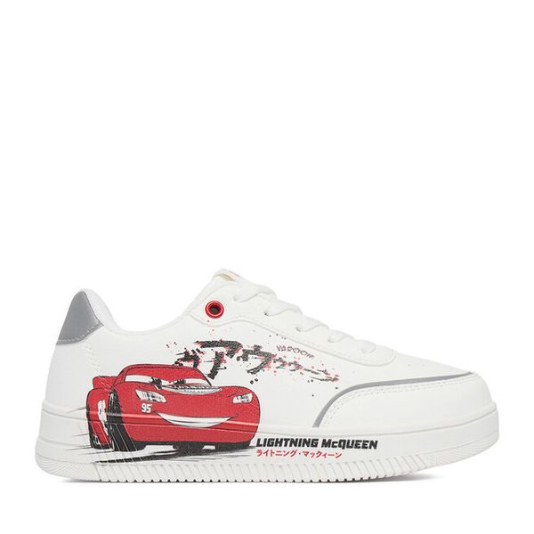 Sneakersy Cars. Białe trampki i tenisówki chłopięce Cars, bez wzorów, bez zapięcia. Za 102.99 zł.