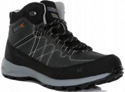 Buty trekkingowe męskie Samaris Lite. Czarne trekkingi męskie Regatta, trekkingowe. Za 224.49 zł.