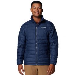 Kurtka sportowa męska Powder Lite II Jacket. Niebieskie kurtki męskie Columbia, m, bez wzorów, z poliesteru, sportowe, bez kaptura. Za 468.05 zł.
