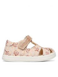 Primigi Sandały 1355422 S Beżowy. Brązowe sandały dziewczęce Primigi, z materiału, bez zapięcia. Za 209.99 zł.