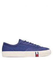 Tommy Hilfiger Tenisówki Archive Vulc Y2K EM0EM01760 Niebieski. Niebieskie trampki męskie Tommy Hilfiger, bez wzorów, z materiału, bez zapięcia. Za 369.99 zł.