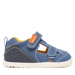 Półbuty Biomecanics. Niebieskie półbuty chłopięce Biomecanics, bez wzorów, bez zapięcia. Za 199.99 zł.