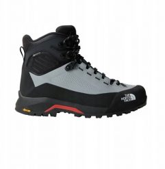 Buty trekkingowe damskie The North Face Verto Alpine Mid GORE-TEX - grey/tnf black. Czarne trekkingi damskie The North Face, wspinaczkowe, gore-tex. Za 883.51 zł.