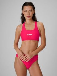 4F Góra od bikini damska - różowa M. Czerwone bikini damskie 4f, na lato, m, bez wzorów. Za 79.99 zł.