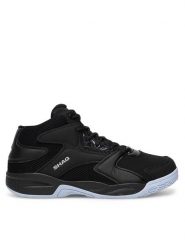 Shaq Sneakersy MOTIVATE AQ95002B-BB J Czarny. Czarne buty sportowe chłopięce Shaq, bez wzorów, ze skóry, bez zapięcia. Za 229.99 zł.