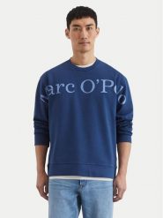 Marc O'Polo Bluza 522 4100 54070 Granatowy Regular Fit. Niebieskie bluzy męskie Marc O'Polo, m, bez wzorów, z bawełny, bez kaptura. Za 279.99 zł.