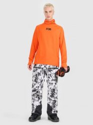 4F Bielizna termiczna ocieplana (góra) męska - pomarańczowa XL. Brązowa bielizna termoaktywna męska 4f, m, z polaru. Za 179.99 zł.