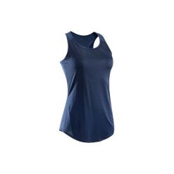 Koszulka fitness cardio 120. Niebieskie koszulki sportowe damskie DOMYOS. Za 24.99 zł.