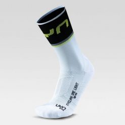 Skarpety rowerowe MAN CYCLING ONE LIGHT SOCKS r.45-47. Białe buty sportowe męskie UYN, bez wzorów. Za 109.99 zł.