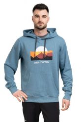 Bluza trekkingowa męska Movement Hoody. Niebieskie bluzy męskie WILD COUNTRY, m, bez wzorów, z bawełny, bez kaptura. Za 279.99 zł.