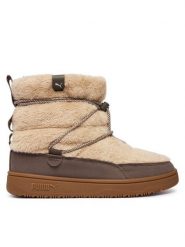 Puma Śniegowce Snowbae Suede Wns 402175 Beżowy. Brązowe śniegowce i trapery damskie Puma, ze skóry. Za 349.99 zł.
