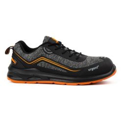 Buty męskie sportowe Lekkie URGENT 225/S1 Sra czarne. Czarne buty sportowe męskie z materiału, bez zapięcia. Za 212.42 zł.