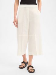 Marie Lund Spodnie typu culottes z zawartością lnu Kobiety Bawełna biały, 40. Białe spodnie materiałowe damskie Marie Lund, s, bez wzorów, z bawełny. Za 229.95 zł.
