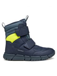 Geox Śniegowce J Flexyper B Abx J169XC 0FU50 C0700 D Granatowy. Niebieskie buty zimowe chłopięce Geox, bez wzorów, z materiału, bez zapięcia. Za 319.99 zł.