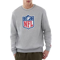 Bluza New Era NOS NFL Crew HGR. Szare bluzy męskie New Era, m, bez wzorów, bez kaptura. Za 310.00 zł.