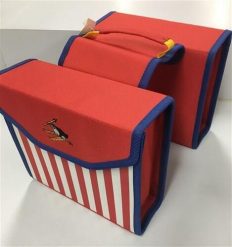 Newlooxs dziecięca podwójna torba na bagażnik czerwona nr 91. Białe torby i plecaki dziecięce NEW LOOXS. Za 140.90 zł.