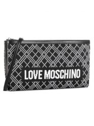 LOVE MOSCHINO Torebka JA28173G0OIA0000 Czarny. Czarne torebki do ręki damskie Love Moschino, bez wzorów, z materiału, bez dodatków. Za 649.00 zł.