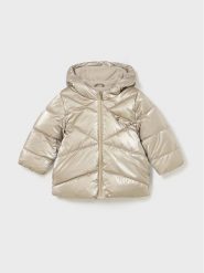 Mayoral Kurtka zimowa 2.421 Beżowy Regular Fit. Brązowe buty zimowe dziewczęce Mayoral, na zimę, bez wzorów, z syntetyku, bez kaptura. Za 249.99 zł.