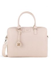 Nine West Torba na laptopa LDA7742 Beżowy. Brązowe torby na laptopa damskie Nine West, bez wzorów, z tworzywa sztucznego. Za 269.99 zł.