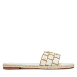 Espadryle Roxy. Białe espadryle damskie Roxy, bez wzorów, bez obcasa, bez zapięcia. Za 95.99 zł.