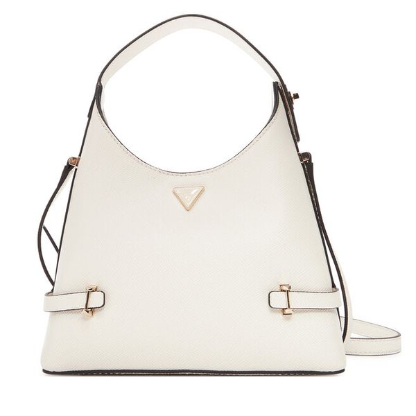 Torebka Guess. Białe torebki do ręki damskie Guess, z aplikacjami, klasyczne, bez dodatków. Za 309.99 zł.