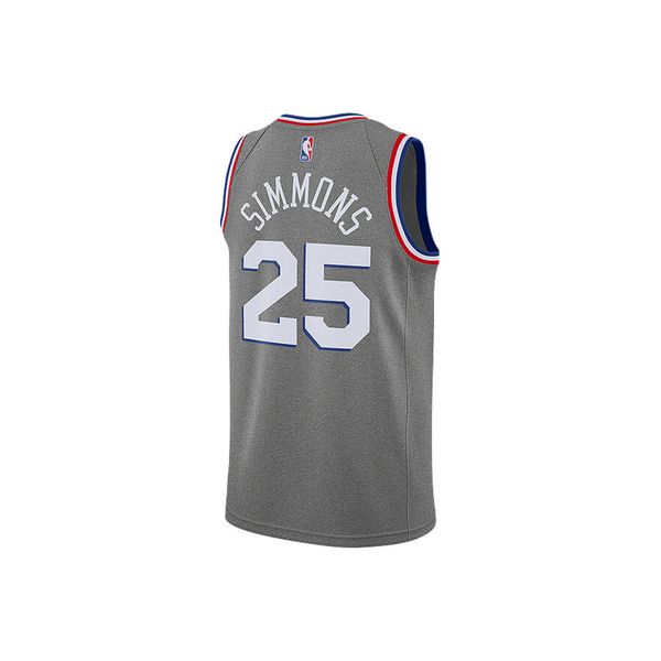 Koszulka męska nike nba philadelphia 76ers ben simmons swingman jersey dark. Szare koszulki sportowe męskie Nike, m, bez wzorów, z jersey, bez kołnierzyka, bez ramiączek, do biegania. Za 369.00 zł.