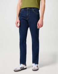 WRANGLER TEXAS SLIM MĘSKIE SPODNIE JEANSOWE CROSS GAME W12S8311U 112126497. Niebieskie spodnie materiałowe męskie Wrangler, l, bez wzorów, z jeansu. Za 199.99 zł.