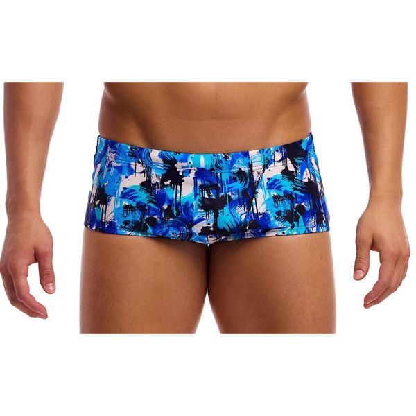 Kąpielówki Funky Trunks You Messer - trunki męskie. Niebieskie kąpielówki męskie FUNKY TRUNKS, m, bez wzorów, do pływania. Za 159.00 zł.