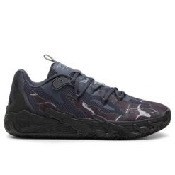 Buty do koszykówki Lamelo Ball MB.03. Czarne obuwie sportowe damskie Puma, bez wzorów, z gumy, do koszykówki. Za 508.70 zł.
