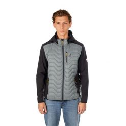 Męska kurtka hybrydowa Aulp CLINT. Szare kurtki sportowe męskie Aulp, m, bez wzorów, trekkingowe. Za 459.99 zł.