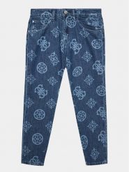 Guess Spodnie materiałowe J3YA01 D45E0 Różowy Regular Fit. Czerwone spodnie materiałowe dla dziewczynek Guess, z aplikacjami, z bawełny. Za 289.99 zł.