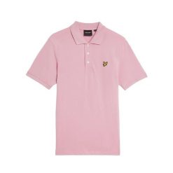 Polo Lyle & Scott Plain. Czerwone koszulki polo męskie LYLE AND SCOTT, bez wzorów, eleganckie, bez ramiączek. W wyprzedaży za 284.95 zł.