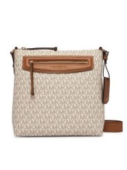 MICHAEL Michael Kors Torebka Jet Set Travel 32S6GTVC7B Écru. Białe listonoszki damskie MICHAEL Michael Kors, bez wzorów, ze skóry, bez dodatków. Za 1,049.00 zł.