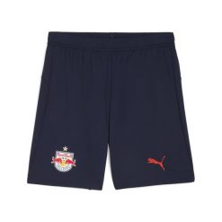 Męskie szorty FC Red Bull Salzburg 25/26 PUMA New Navy Red Blue. Czerwone krótkie spodenki sportowe męskie Puma, m, bez wzorów, do piłki nożnej. Za 199.00 zł.