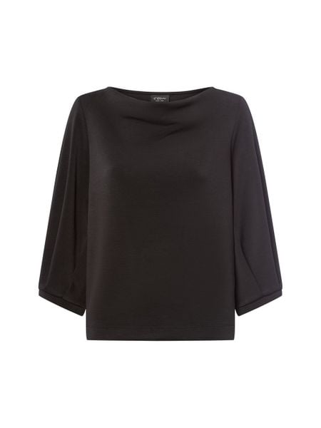 S.Oliver BLACK LABEL Bluza Kobiety czarny, 38. Czarne bluzy damskie s.Oliver BLACK LABEL, s, bez wzorów, bez kaptura. Za 229.95 zł.