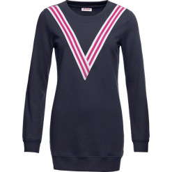 Długa bluza bonprix ciemnoniebieski. Niebieskie bluzy damskie bonprix. Za 74.99 zł.