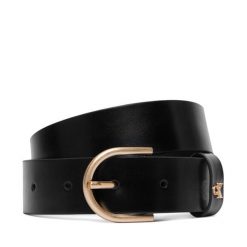 Pasek Calvin Klein. Czarne paski damskie Calvin Klein, bez wzorów. Za 249.99 zł.