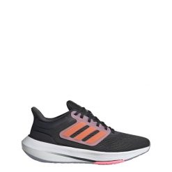 Buty Ultrabounce. Brązowe obuwie sportowe damskie Adidas, bez wzorów, z materiału, do biegania. W wyprzedaży za 314.00 zł.
