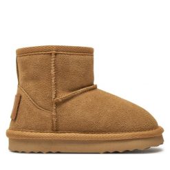 Śniegowce Mjuka. Brązowe śniegowce dziewczęce Mjuka, bez zapięcia. Za 249.99 zł.